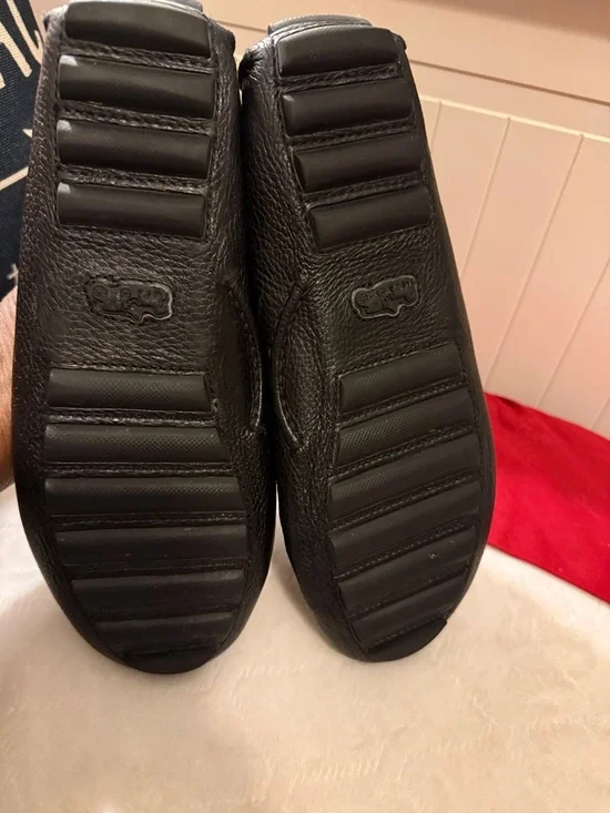 COACH Crosby Driver Pebble Leather Loafers 8B - Picture 8 of 12